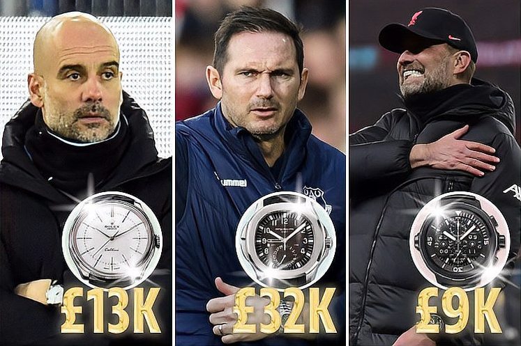 What kind of watch do Premier League managers like? The Sun: Guardiola is Rolex, Klopp is IWC, Patek Philippe is also popular. - Isportmall