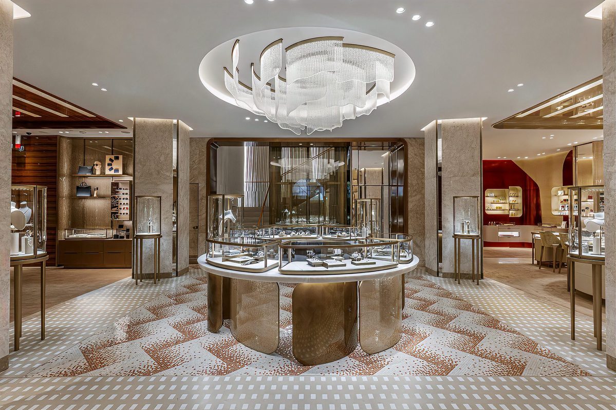 Why has Cartier been continuously renovating nearly 500 stores for 20 years?