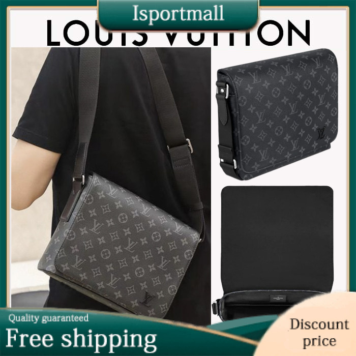 LOUIS VUITTON (Louis Vuitton Monogram) District Zip Business Bag Men's M45272-Isportmall