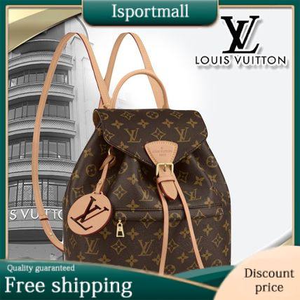 LOUIS VUITTON (Louis Vuitton Monogram) Montsouris Backpack NM PM M45501-Isportmall