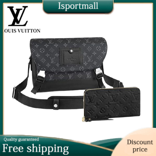 [Cash on delivery] LOUIS VUITTON Messenger Voyage PM Long Wallet 2-piece set Great value Ref:M40511+M61864-Isportmall
