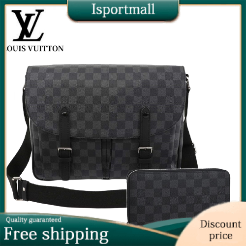 [Cash on delivery] [Free shipping] Shoulder bag and long wallet 2-piece set Great value M41643+N60111-Isportmall
