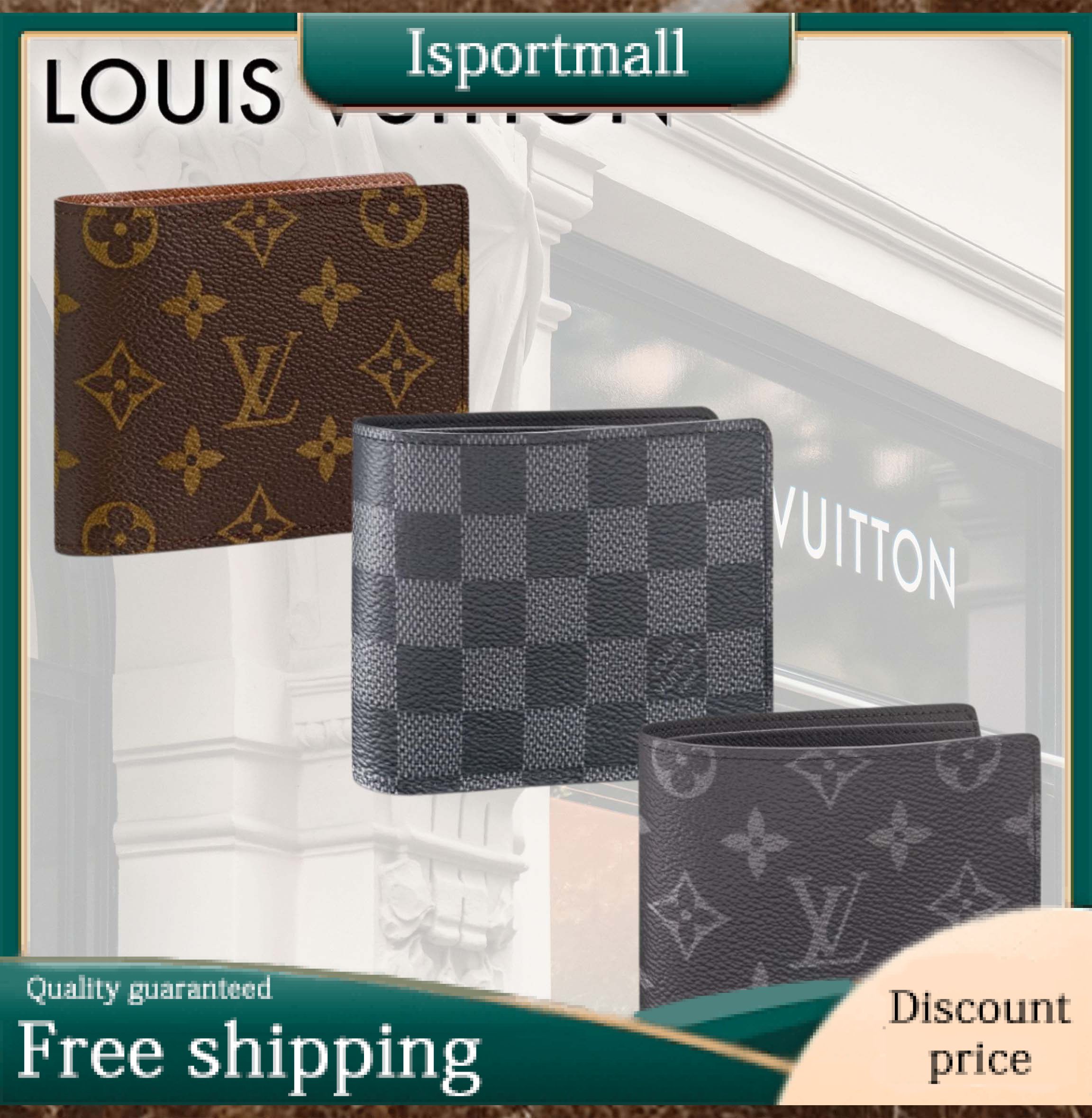 LOUIS VUITTON N62663 Portefeuille Multiple Wallet-Isportmall