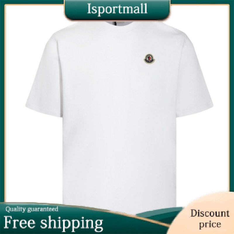 MONCLER Cotton Jersey Logo T-Shirt-Isportmall
