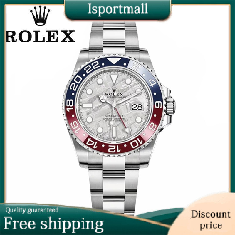 Rolex GMT Master II Automatic Black Dial White Gold 126719BLRO-0002-Isportmall
