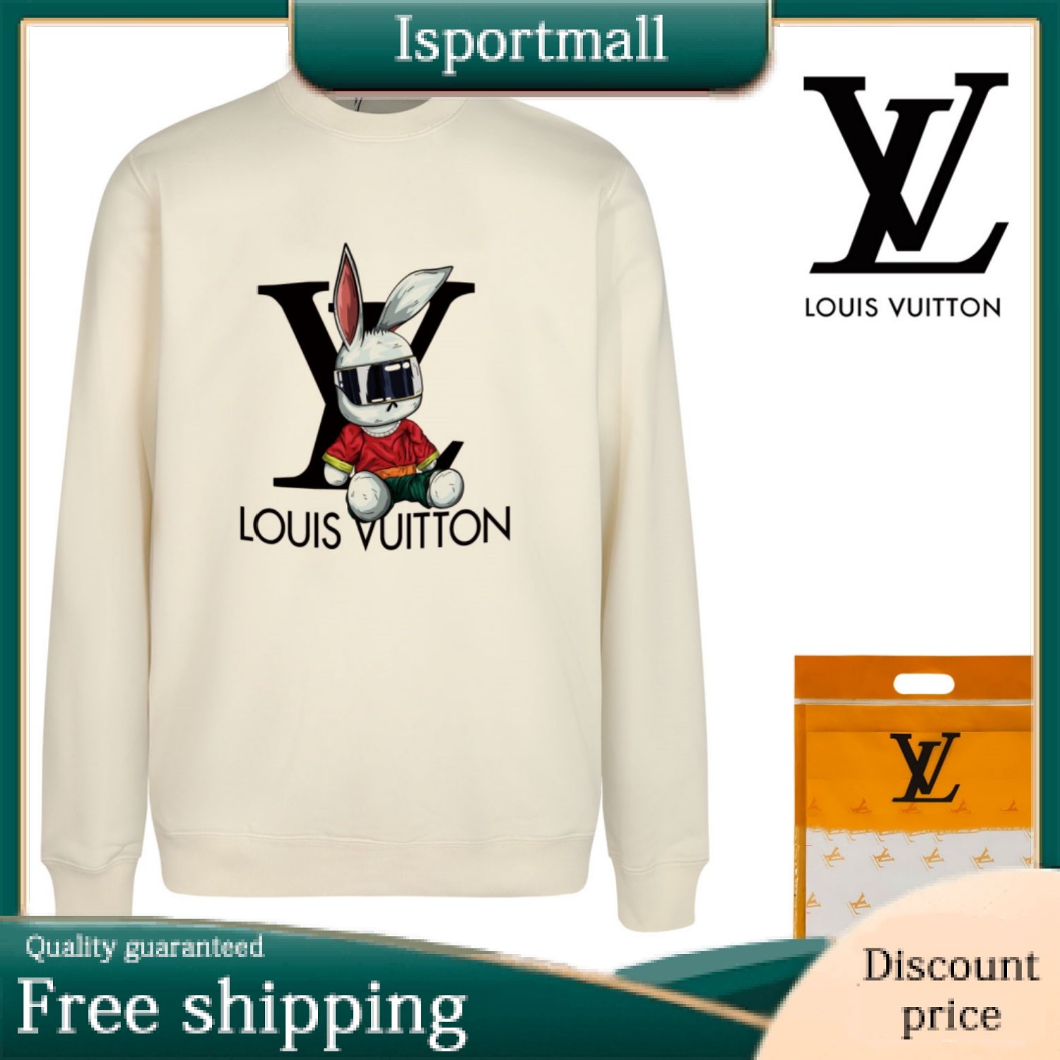 [Easy to wear♪] Louis Vuitton ★ Patch sweatshirt-Isportmall