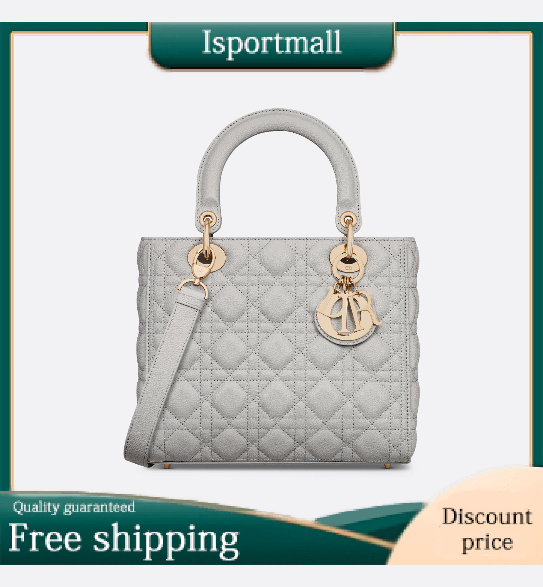 Don't miss this great opportunity! Featured in magazines! [DIOR] LADY DIOR Medium Bag-Isportmall