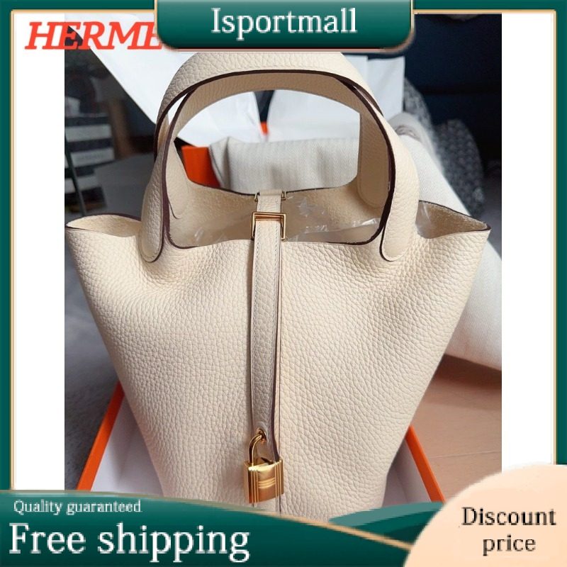 Hermès Picotin Lock MM Black Tote Bag Tote Bag Bag Women's-Isportmall