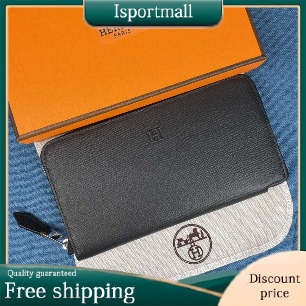 22 New Hermes Hermès High Quality Togo Cowhide Leather Long Wallet Round Zipper Long Wallet HERM-20220026-Isportmall