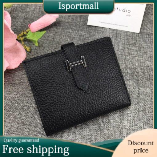 HERMES Bearn Compact Bi-fold Wallet, Women's U TI 0020-Isportmall