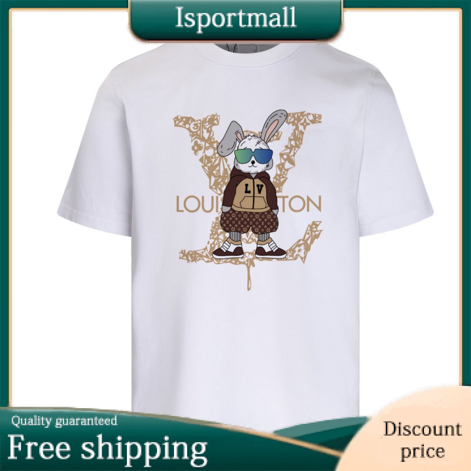 Louis Vuitton Louis Vuitton Short Sleeve T-Shirt Crew Neck-Isportmall