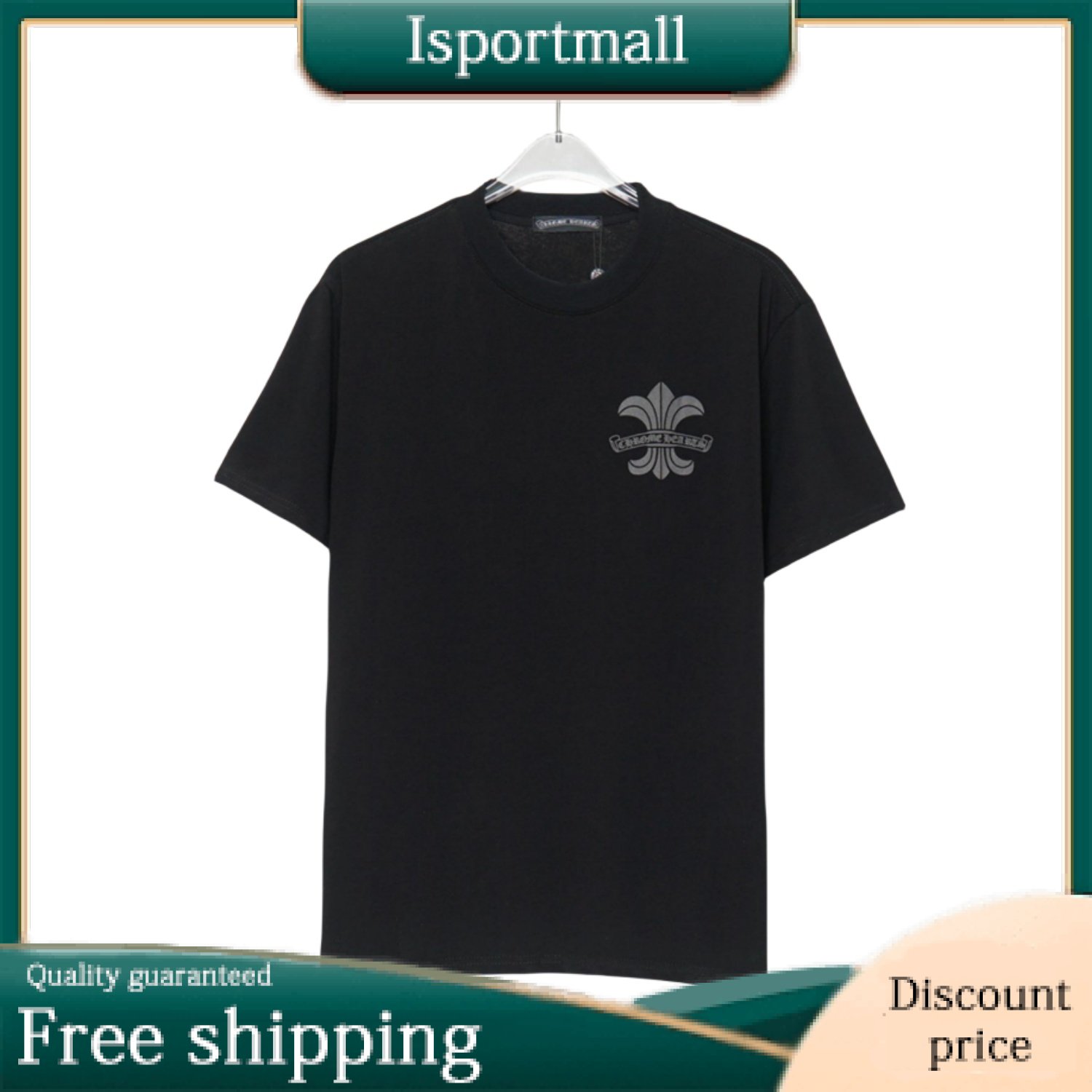 Crowheart short-sleeved T-shirt-Isportmall