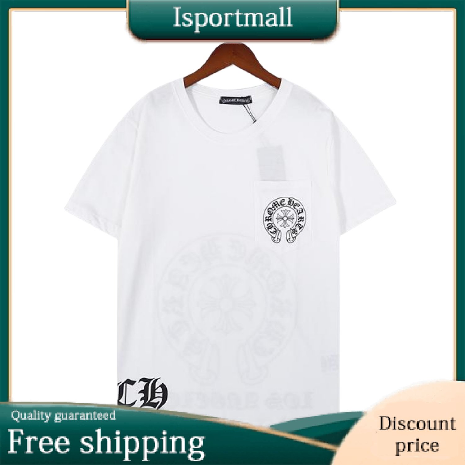 Crowheart short-sleeved T-shirt-Isportmall