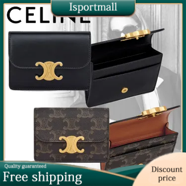 [CELINE] Card holder mini wallet Great as a gift♪-Isportmall