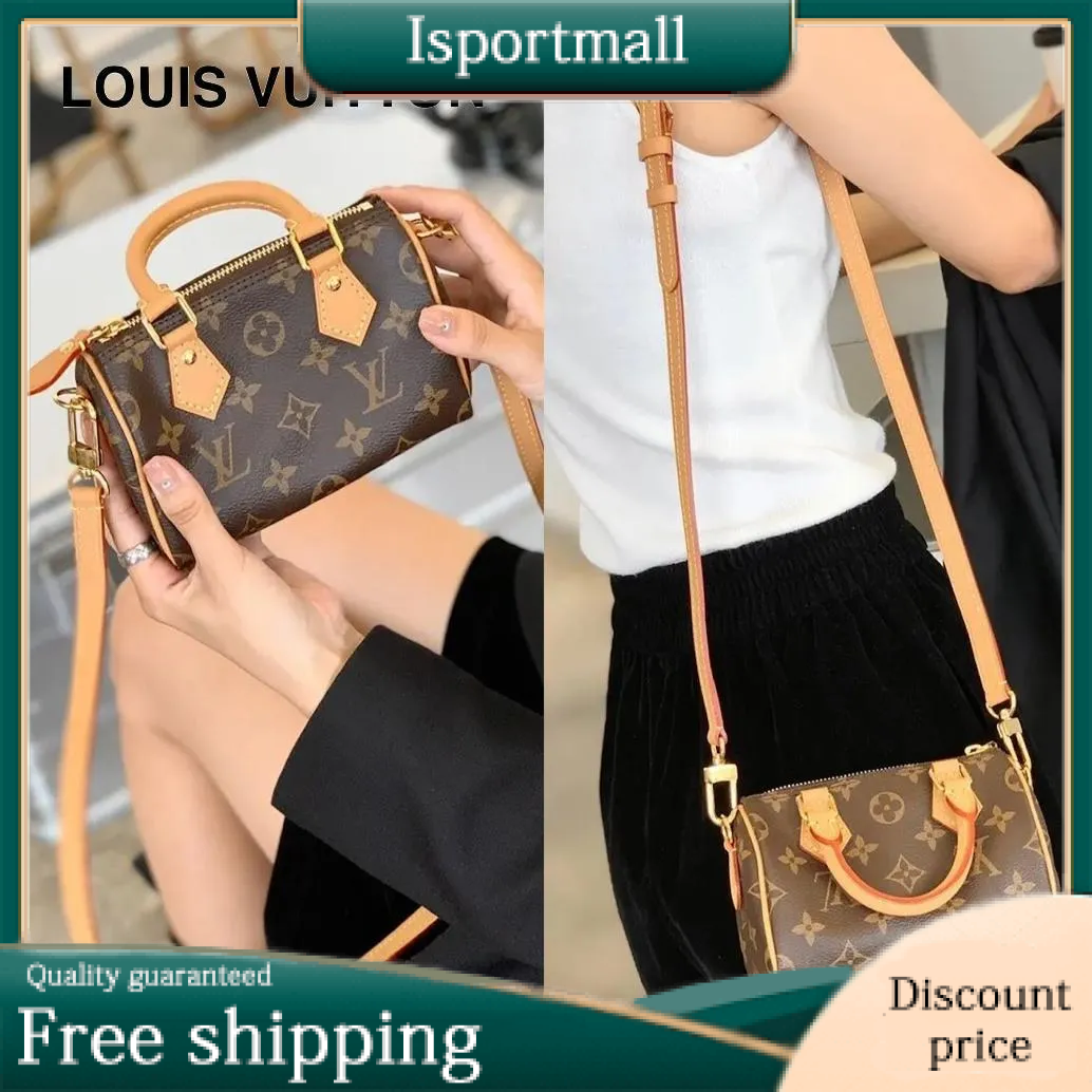 ♪Quick delivery♪LOUIS VUITTON Nano Speedy Monogram M81085-Isportmall