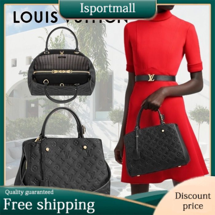 LOUIS VUITTON Louis Vuitton Montaigne MM Monogram Leather Bag M41048-Isportmall