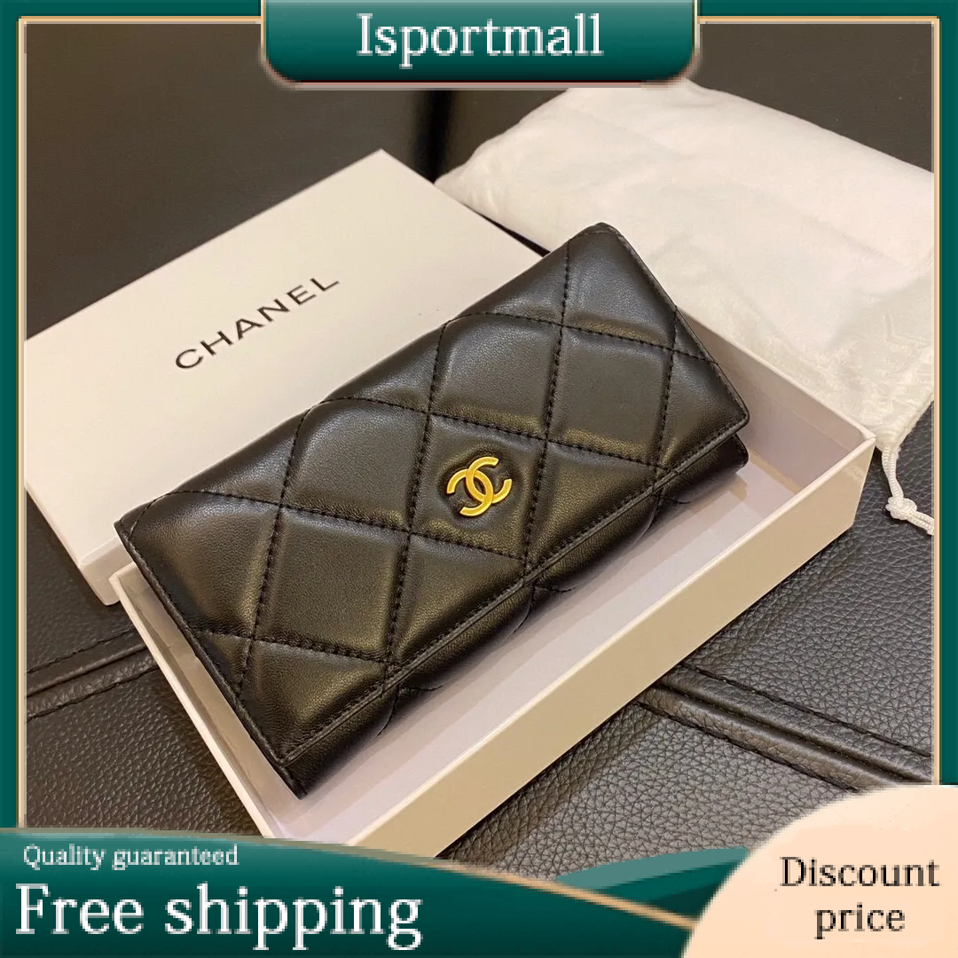 CHANEL Long Wallet Long Flap Wallet-Isportmall