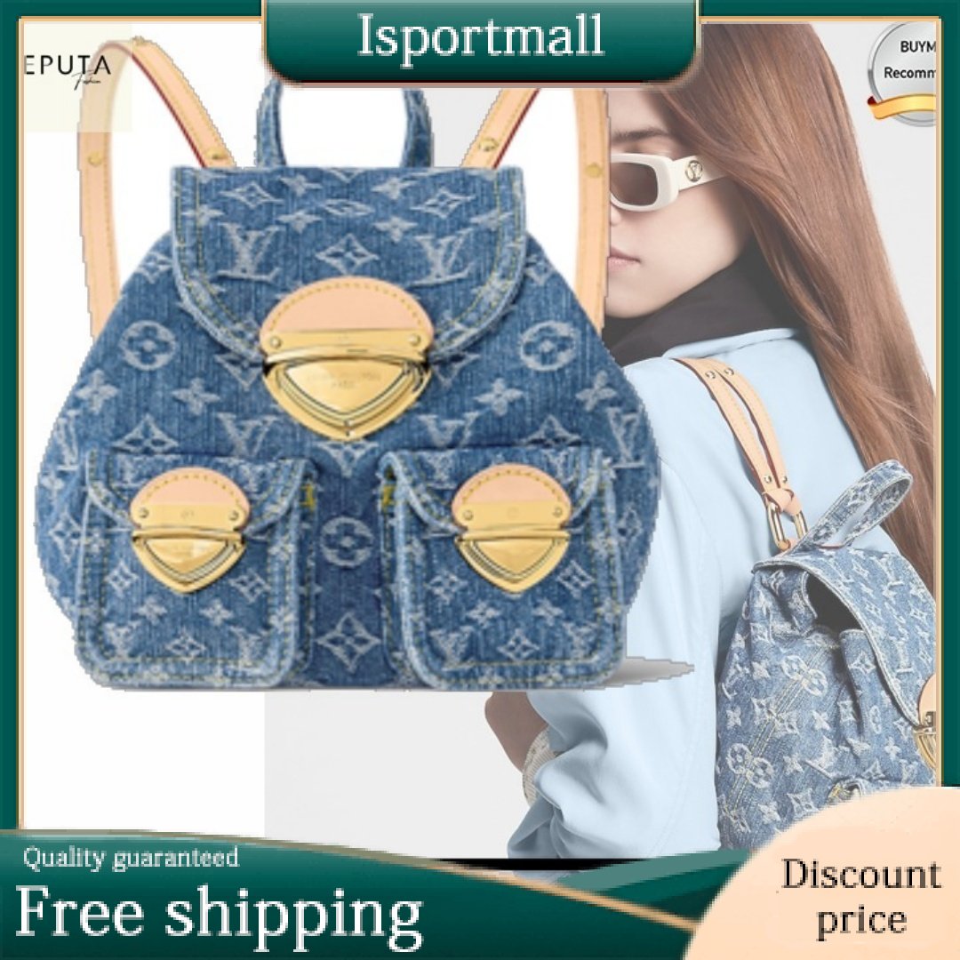 Louis Vuitton Backpack Denim-Isportmall