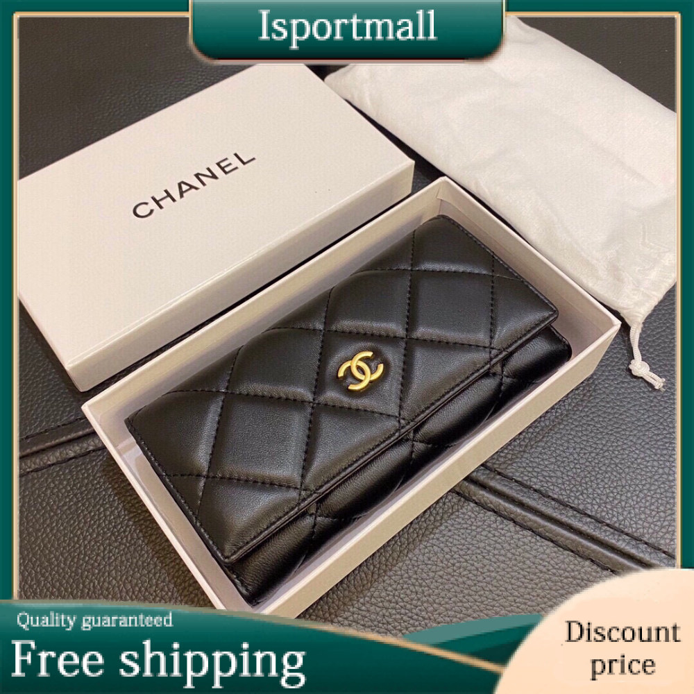 [CHANEL] [Long wallet] Long flap wallet-Isportmall