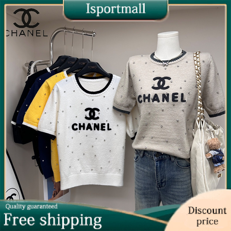 [For work and holidays] Chanel women's T-shirts, simple and elegant-Isportmall
