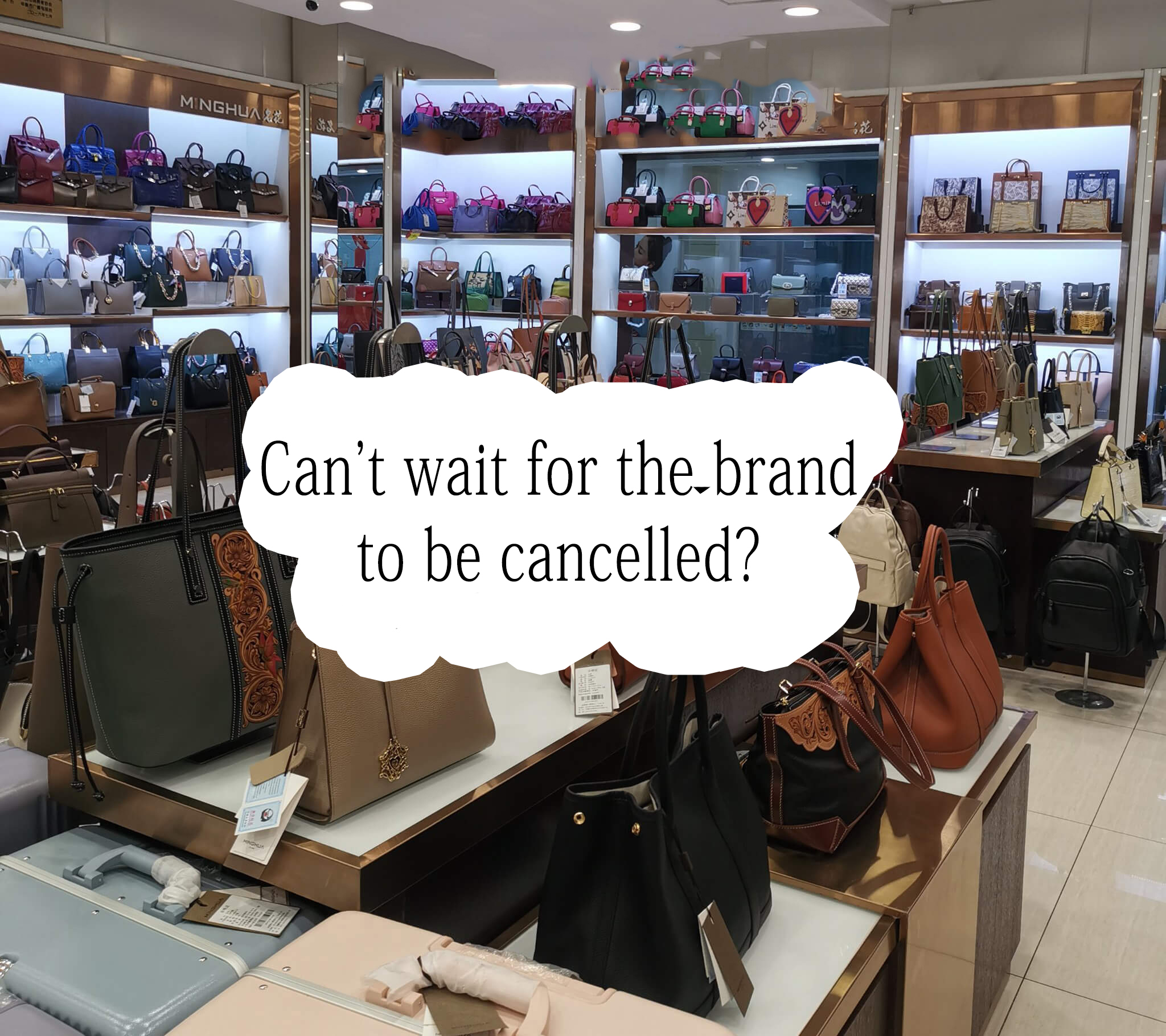 Can't wait for the brand to be cancelled?